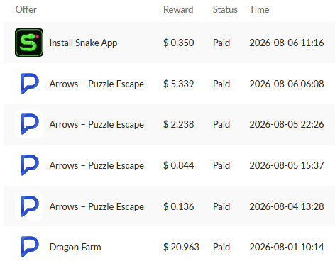 RewardJoy payment proof